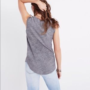 Madewell heather gray Whisper tank top women’s XS